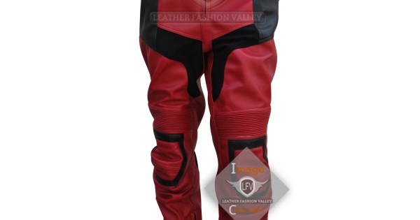 Deadpool motorcycle deals leather pants